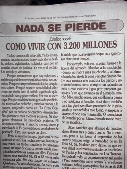Revista Humor Nro 78, Año 1982. 1
