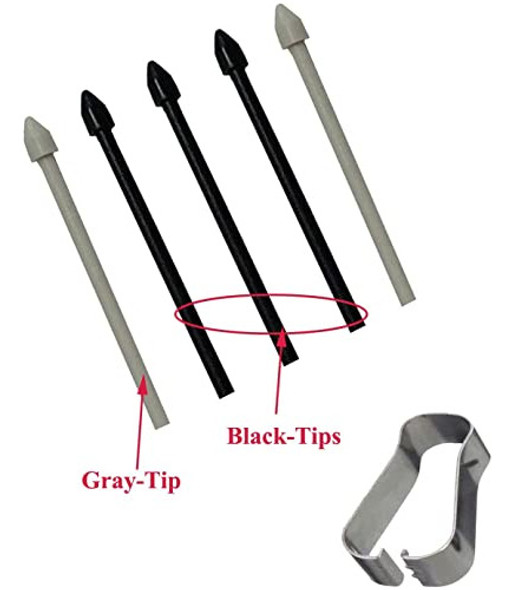 Puntas De Boligrafo Para Galaxy S22 Ultra Negro/gris 5u 1
