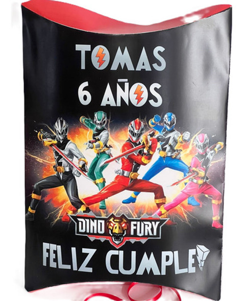 Piñata Personalizada Pillow Power Ranger Dino Fury 0