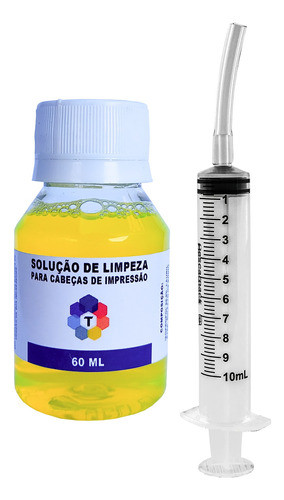 Kit Limpeza De Cabeça De Impressão Para Epson + Aplicador 0