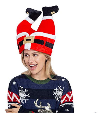 Navidad Santa Y Elfo Pantalones Sombreros Para Divertidos Y 1