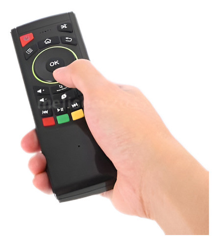 2.4g Teclado Inalámbrico Control Remoto Aire Ratón Giroscopi 0