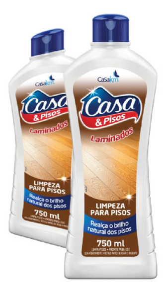 Kit 2 Limpador Para Pisos Laminados Pisos 750ml Casakm 0 Kit 2 Limpador Para Pisos Laminados Pisos 750ml Casakm 0