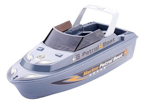 Barco De Patrulla Eléctrico Coast Guard, Gris, 27cm 0