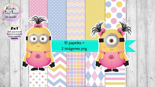 Papeles Digitales Minions Nena 1