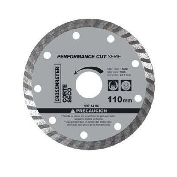 Disco Diamantado Turbo 110mm Crossmaster 9971404 0