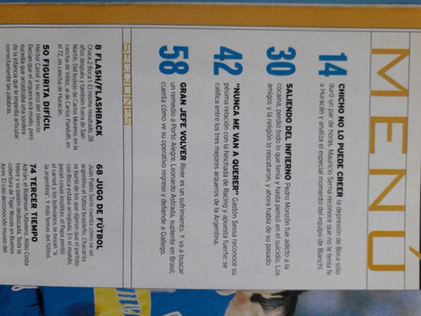 Revista El Gráfico Nº 4236 Chacarita Boca Serna - Suplemento 1