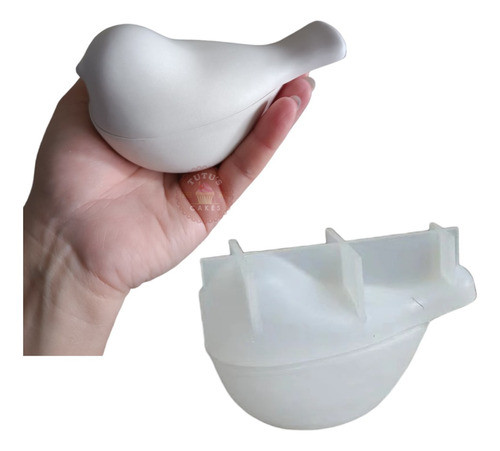 Molde Silicona Cajita Joyero Birdie Pajarito 3d Resina 0