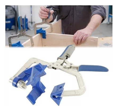 Abrazadera Metálica Para Esquinas  90° Y T Carpintería Milok 1