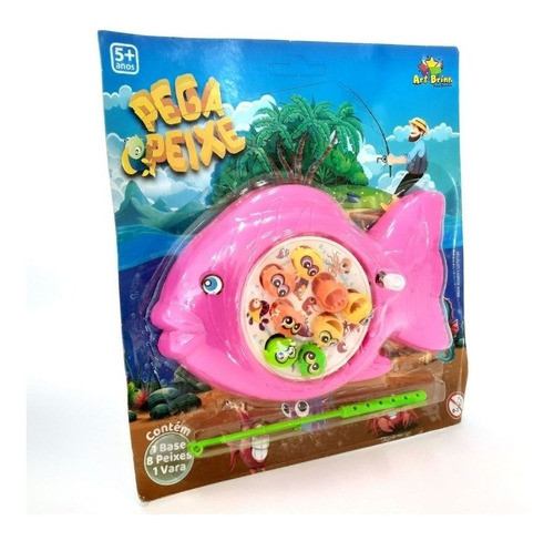 Brinquedo Pega Peixe Pescaria Infantil Criança Diversão Casa 0