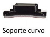 Montura Soporte Base Curvo + Adhesivo Compatible Gopro 1