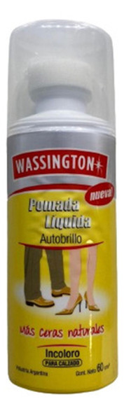 Pomada Liquida Incoloro Wassington Para Cuero Y Cuerina 1 Pomada Liquida Incoloro Wassington Para Cuero Y Cuerina 1