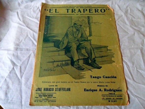 El Trapero, Staffolani Y Rodriguez, Partitura Tango + El Tie 0