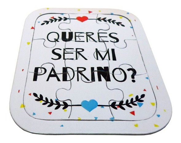 Rompecabezas Regalo Queres Ser Mi Madrina / Padrino? Vte #5 1 Rompecabezas Regalo Queres Ser Mi Madrina / Padrino? Vte #5 1