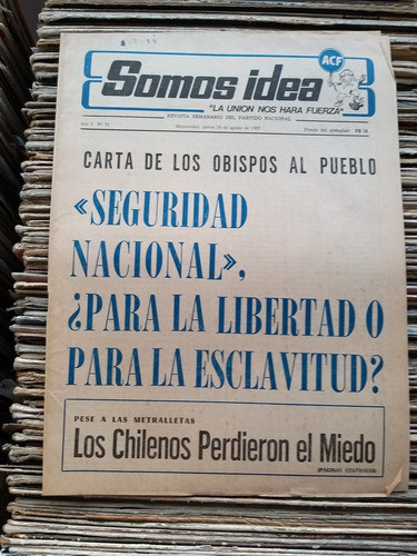 Partido Nacional Revista Somos Idea  Acf 0