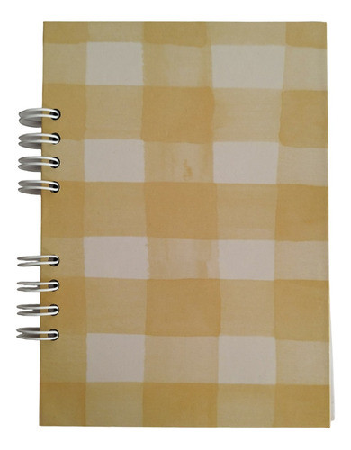 Libreta A5, Tapa Dura Diseño Cuadrilla, Con Calendario 2024 0