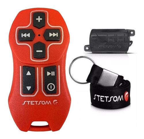 Controle Longa Distância Stetsom Sx2 200 Metros Vermelho 0