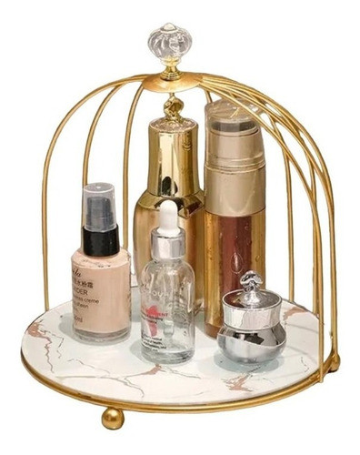 Organizador De Cosmeticos - Jaula Dorada - Edicion De Lujo 0