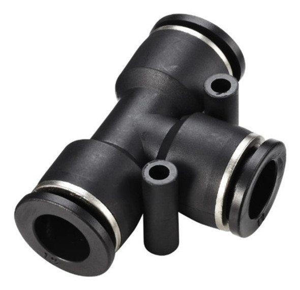 Tee Conector Acople Rápido Diametro 12mm Neumatica 0