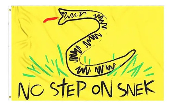 Bandeira De Gadsden No Step On Snek 150x90cm Liberal Ancap 1