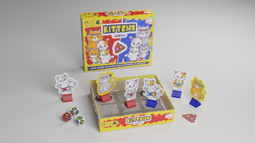 Kittens Arena, Pow Games, Juego Competitivo Para 2 Jugadores 1