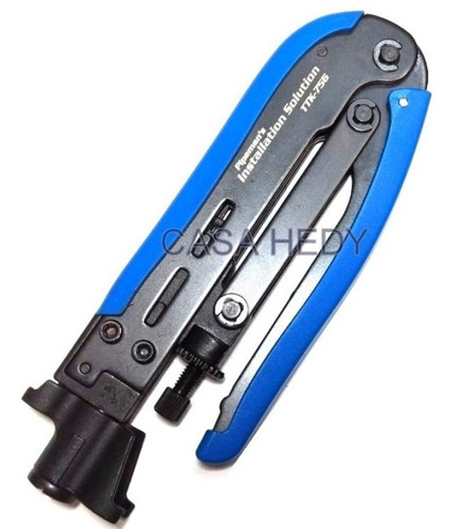Pelacable Proskit Rg6 Rg11 Cp505 + Crimpeadora Ficha Rg11 1