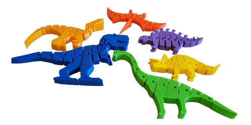 Flexidinos. Colección De Dinosaurios Jurásicos Flexibles 1