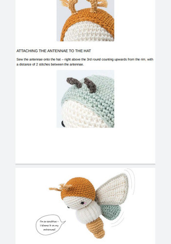 Patrones Amigurumis Beetles Bugs & Butterfly - Lalylala 1
