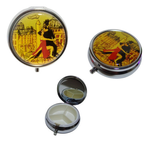 X10u Souvenir Pastillero Alhajero Tango Espejo 1