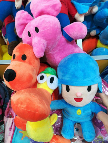 Peluche Eli-pato-loula- Pocoyo Y Sus Amigos 25-28cm X4uni 1