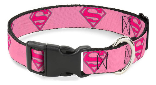 Collar De Clip De Plástico Con Hebilla - Superman Shield Pin 0