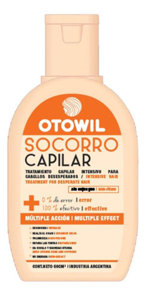Pack Tratamiento Intensivo Socorro Capilar Otowil 60 Ml 1