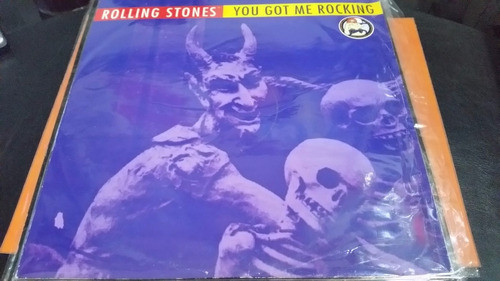 Rolling Stones You Got Me Rocking Vinilo Maxi Uk Impecable 0