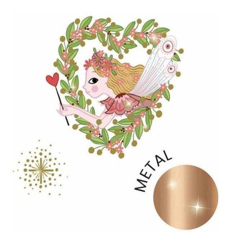 Tatuajes Infantiles Hadas Metalizado Djeco Cadaques Kids 1
