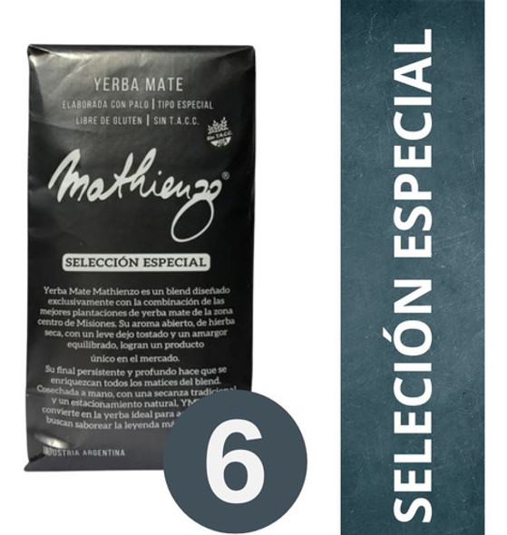Yerba Mate Premium Mathienzo Pack 6 X 500 Gr - Sin Tacc 0