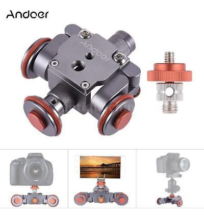 Andoer Motorizado Eléctrico Rodando 3 Ruedas Video Polea F C 1