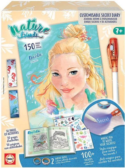 Diario Secreto Con Lapiz Mágico Nature Friends Dibujo Educa 0