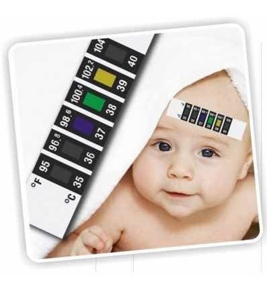 Termómetro De Contacto Feverline Temp. Fiebre 10 Unidades 1