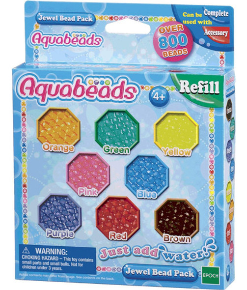 Juego Recarga Aquabeads Refill Jewel Bead Pack 800 Piezas Tx 0
