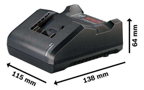 Kit Bosch Carregador Gal 18v-40 + 2 Gba 18v 2,0ah 1