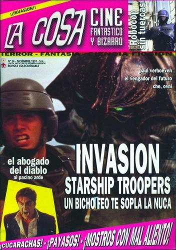 La Cosa #24 Dic 1997 Che Ovni Robocop Aníbal Uset Van Dien 0