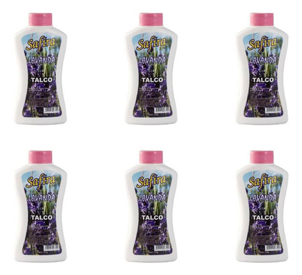 Kit C/06 Safira Care Talco Lavanda 100g 0