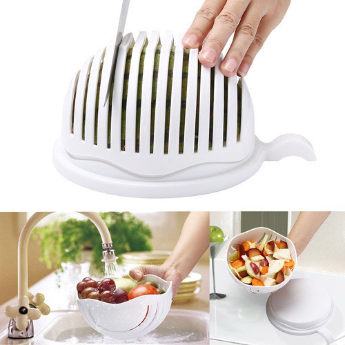 Ensalada Cortar Bowl Ensalada Mágica Fabricante Picar Verdur 1