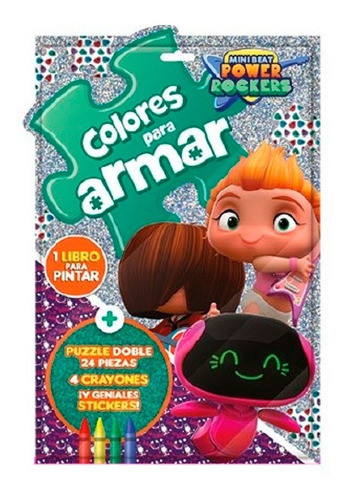 Colores Para Armar Mini Beat Power Rockers  Vertice 5187 0