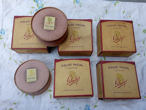 6 Polvo Facial Nacarado Gladys 25 Gramos Blanco Rosado Ocre 0