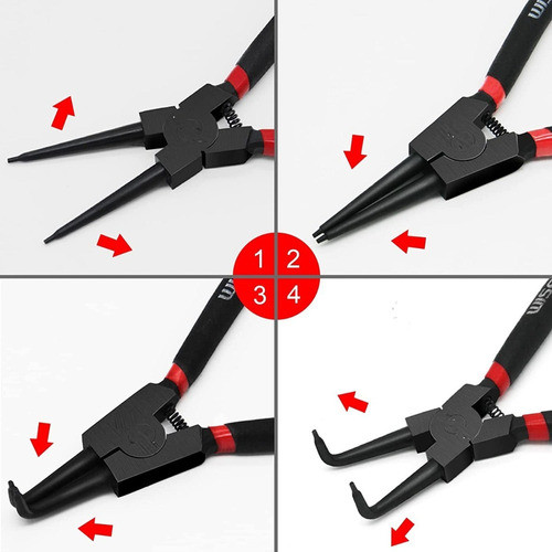 Conjunto De Alicates De Anel Elástico Para Serviço Pesado 1