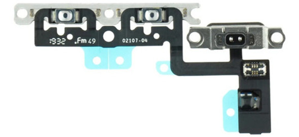 Flex Boton Volumen Mute C/soporte Metal Para Apple iPhone 11 0