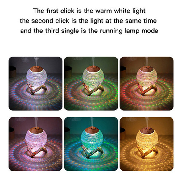 Luz E Névoa  Umidificador De Esfera Para Todo Espaç 1
