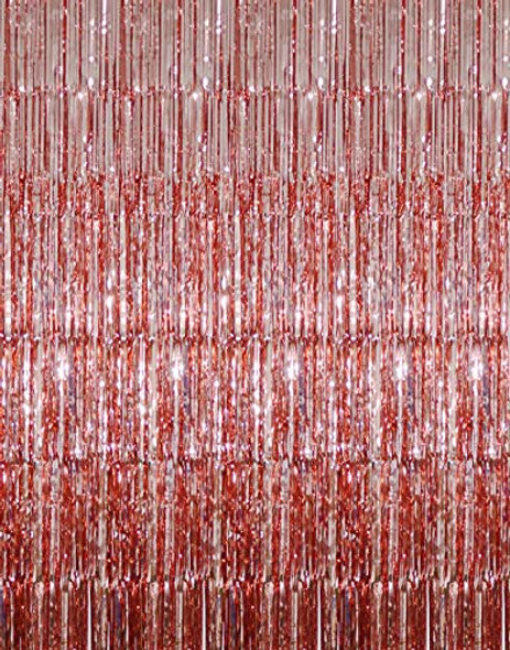 Goer - Cortinas De Flecos Metlicas De 3.2 X 9.8 Pies Para D 0