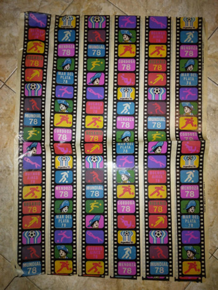 Mundial Argentina 1978 - Papel De Regalo - Todas Las Sedes 0